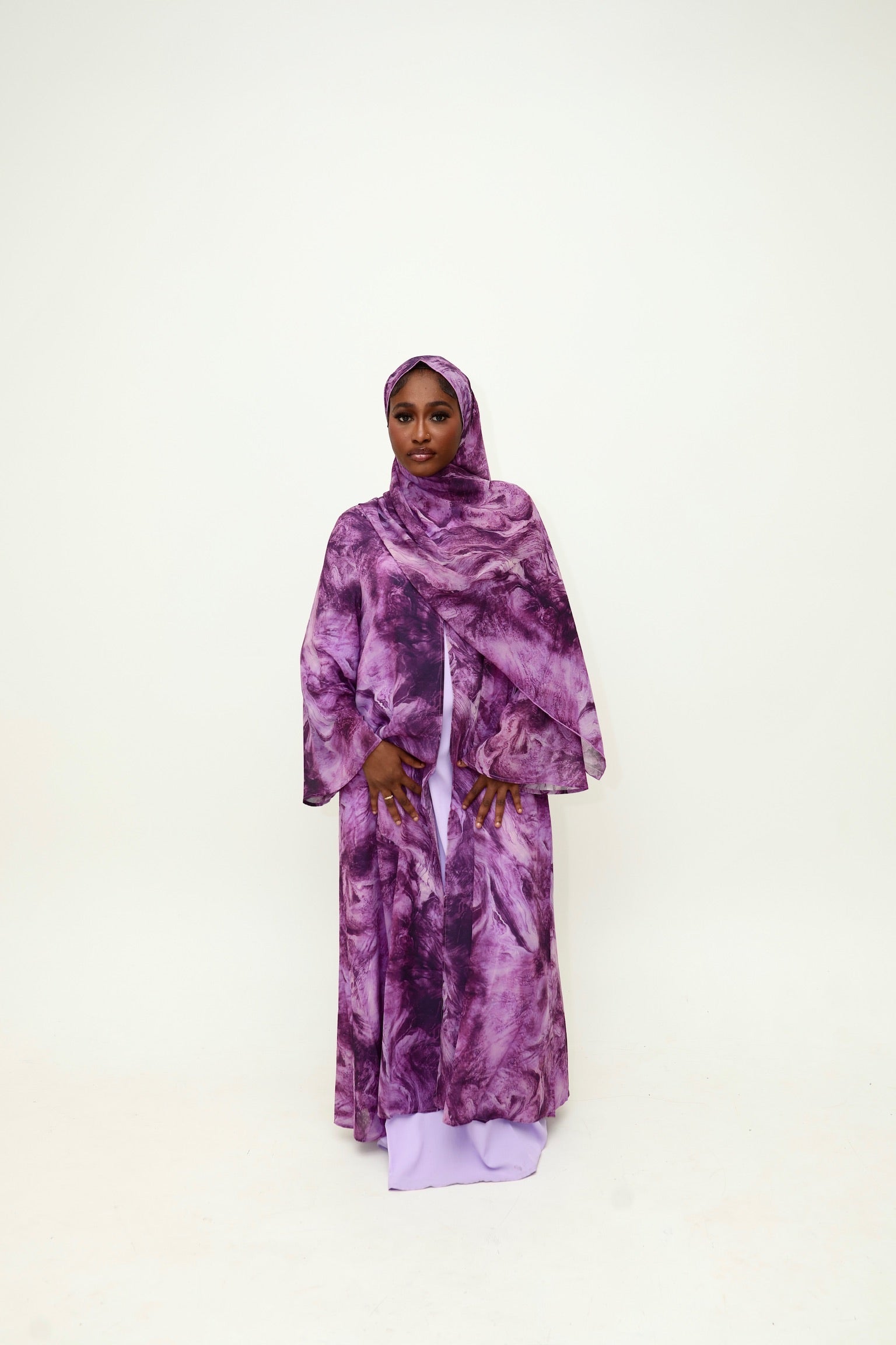Aurora Watercolor Abaya