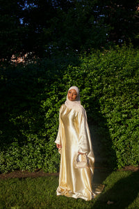 Silk Butterfly Abaya with matching hijab