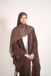The Bow Tie Open Abaya Set🎀