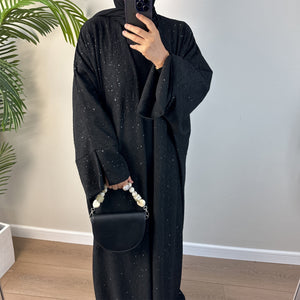 Crinkle abaya deals