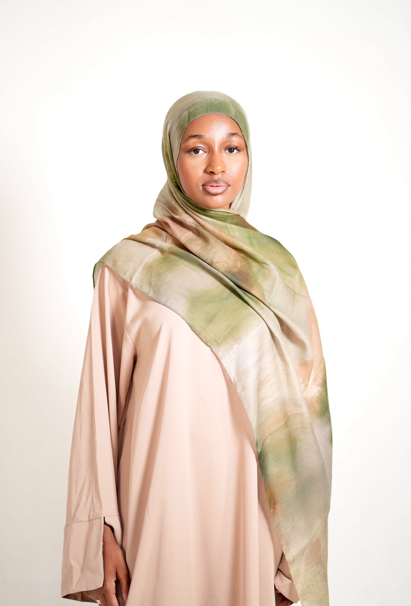 Water Color Abaya set