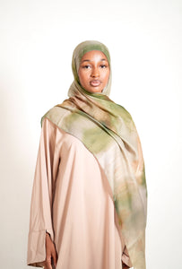 Water Color Abaya set