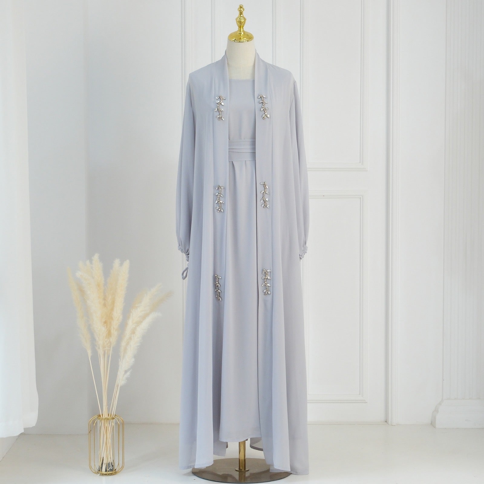 Crystal Stone Abaya