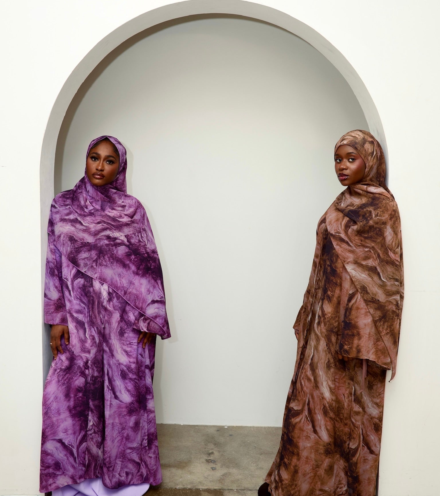 Aurora Watercolor Abaya