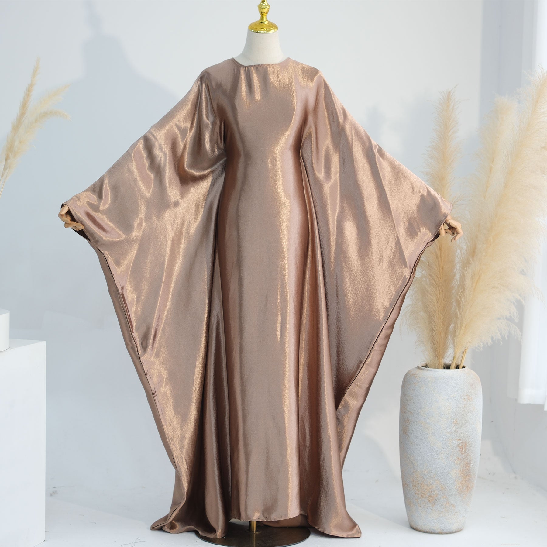 Silk Butterfly Abaya with matching hijab