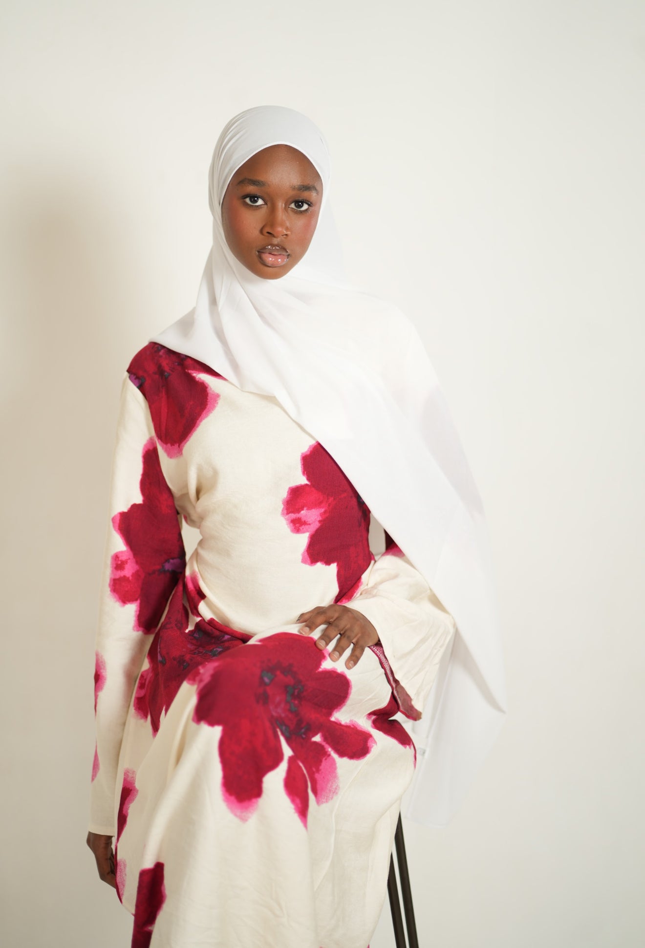 The Linen Blossom Abaya