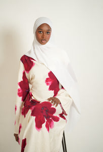 The Linen Blossom Abaya