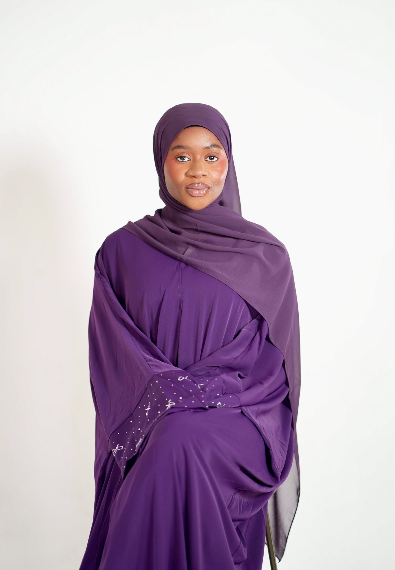 The Bow Tie Open Abaya Set🎀
