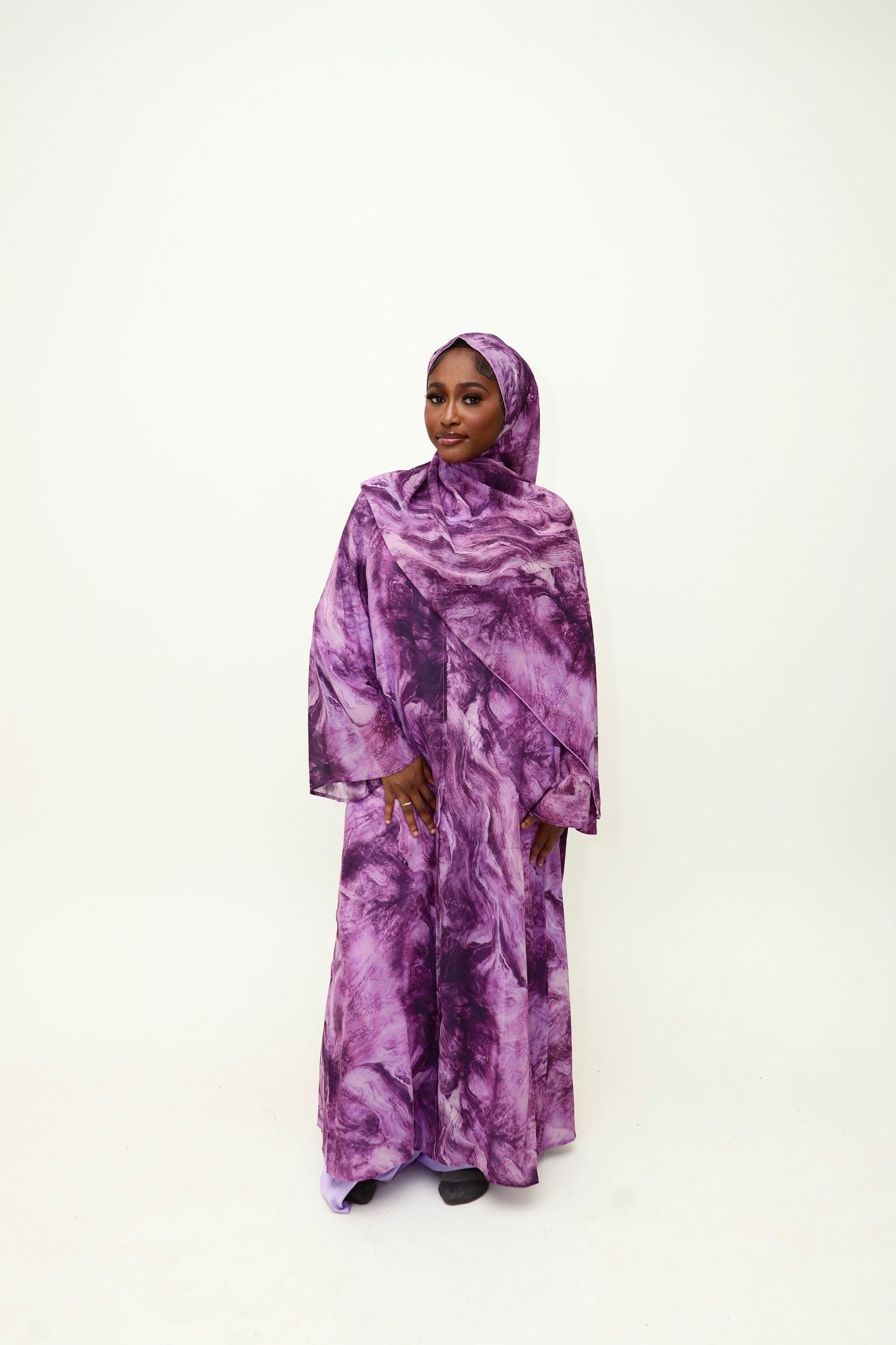 Aurora Watercolor Abaya