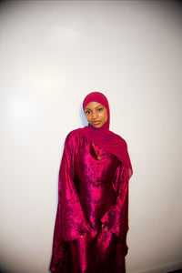 Jamila Butterfly Abaya with matching hijab