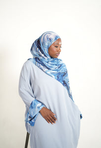 Water Color Abaya set