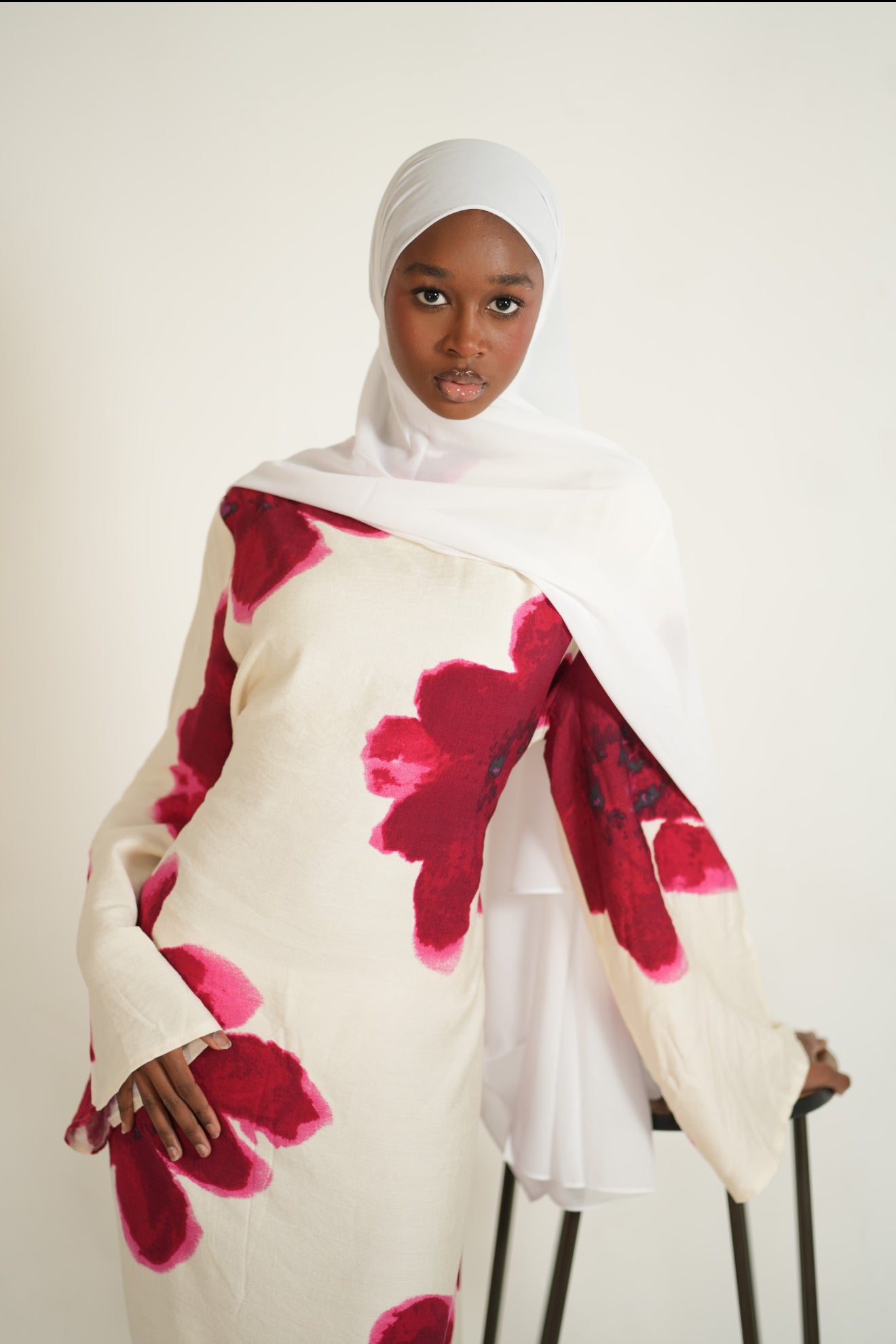 The Linen Blossom Abaya