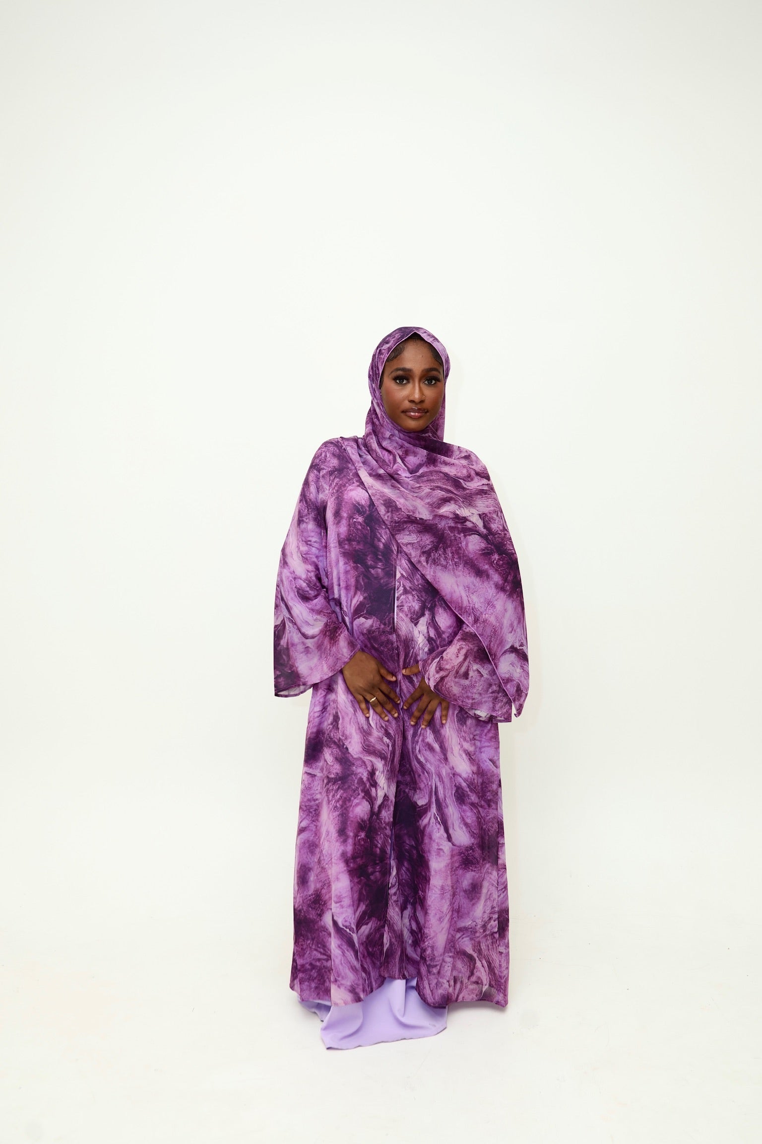Aurora Watercolor Abaya