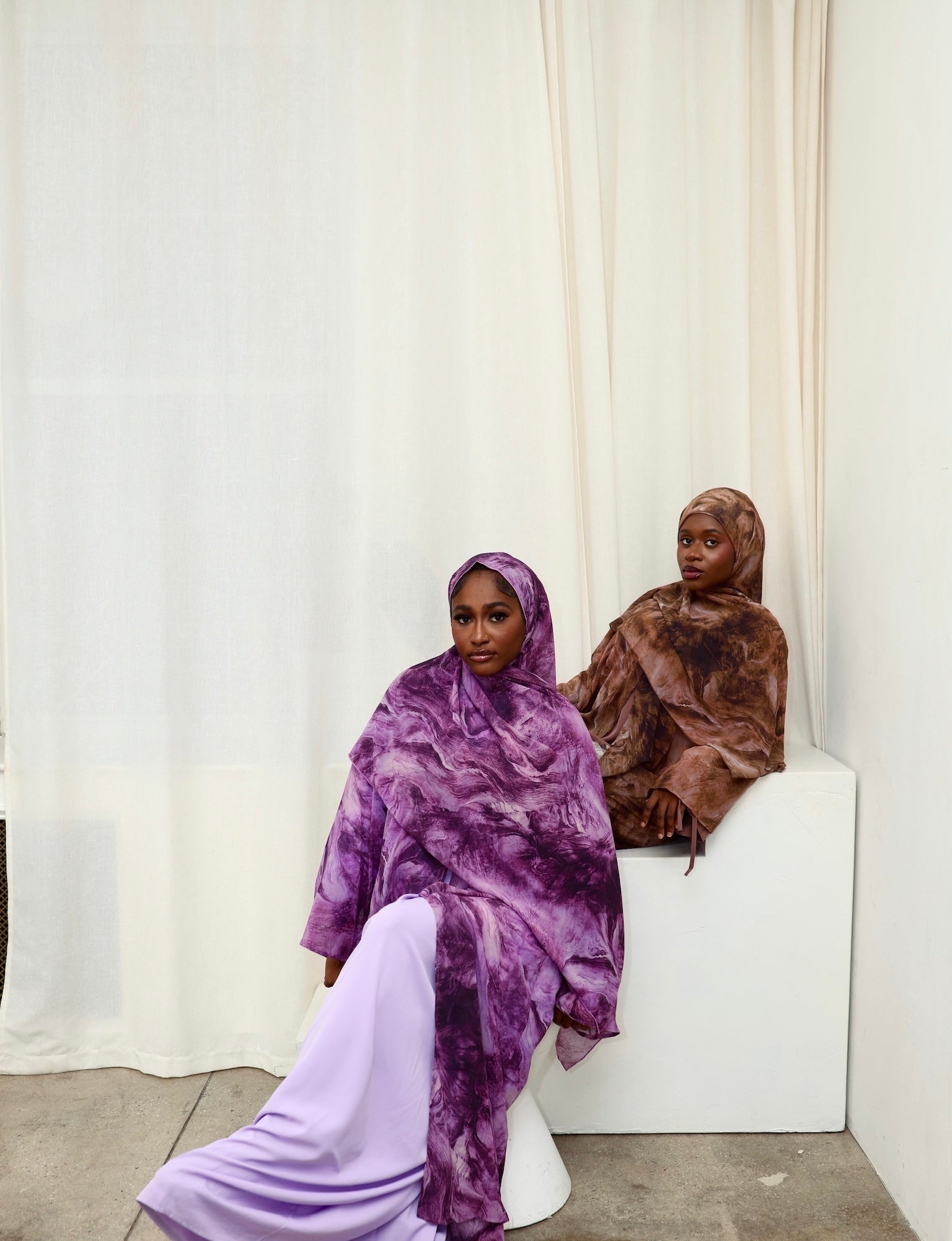 Aurora Watercolor Abaya