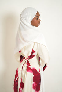 The Linen Blossom Abaya