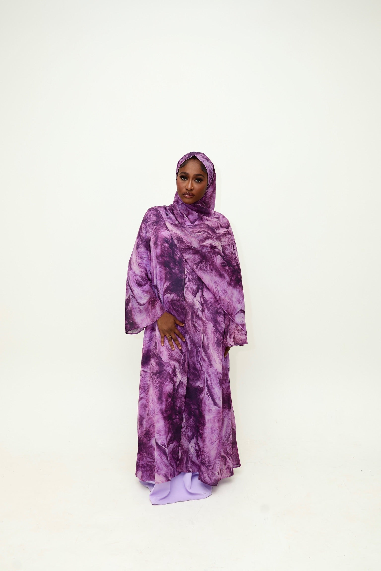 Aurora Watercolor Abaya