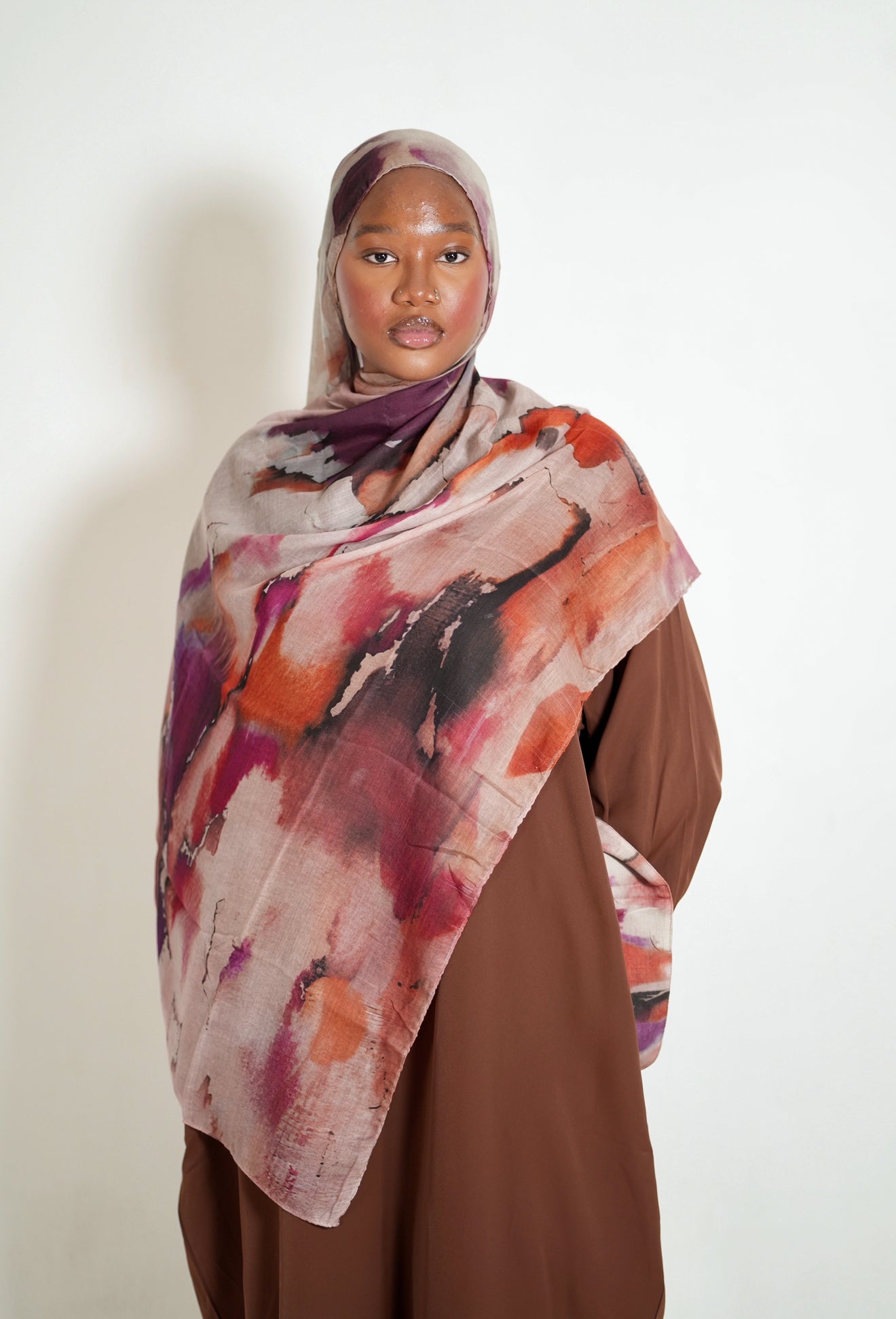 Water Color Abaya set