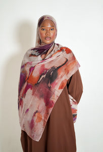 Water Color Abaya set