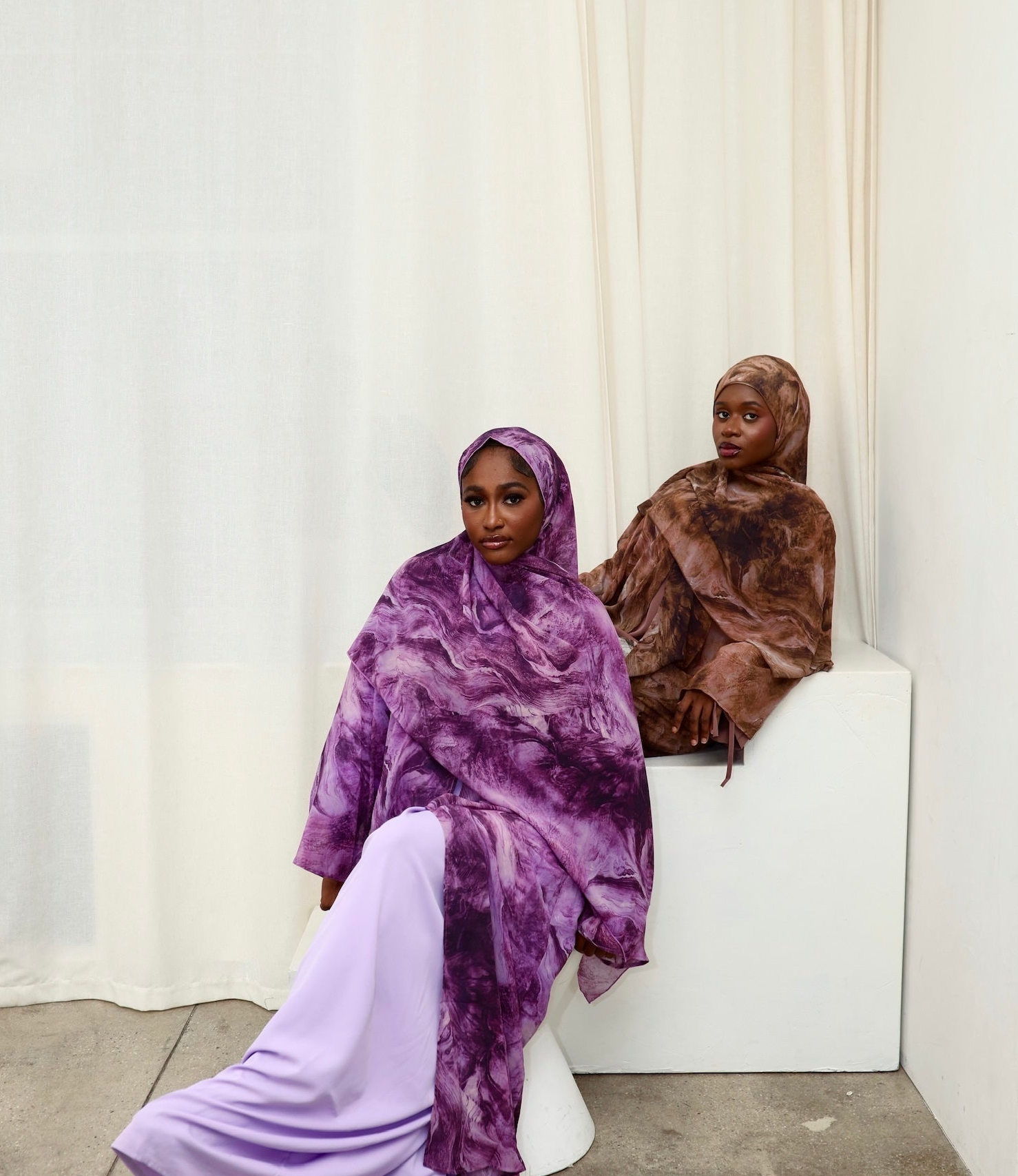 Aurora Watercolor Abaya