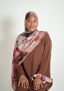Water Color Abaya set