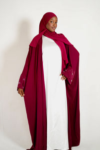 The Bow Tie Open Abaya Set🎀