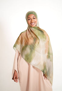 Water Color Abaya set