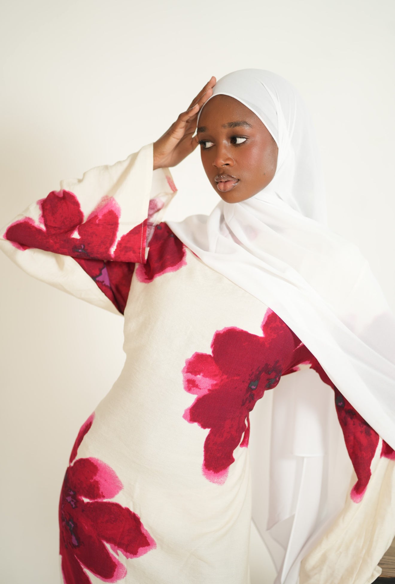 The Linen Blossom Abaya
