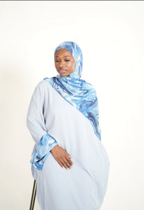 Water Color Abaya set