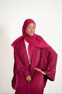 The Bow Tie Open Abaya Set🎀