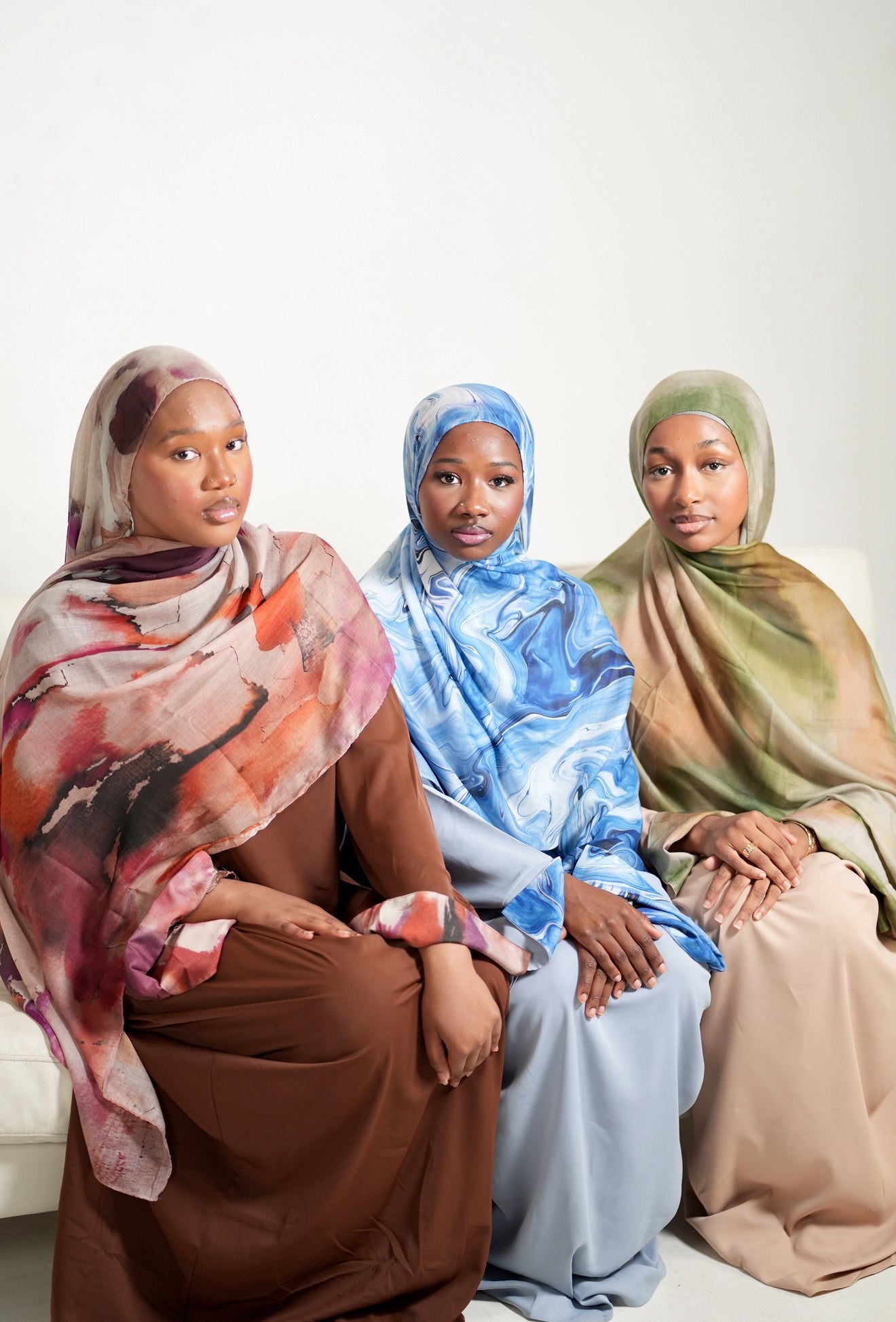 Water Color Abaya set
