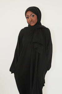 Hooded abaya