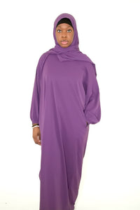 Hooded abaya